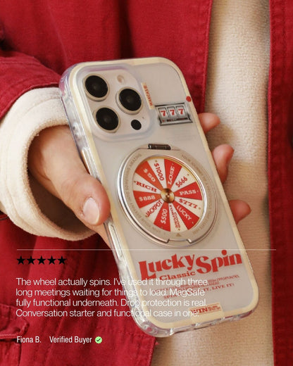 Keenii novelty iPhone case used at desk during workday