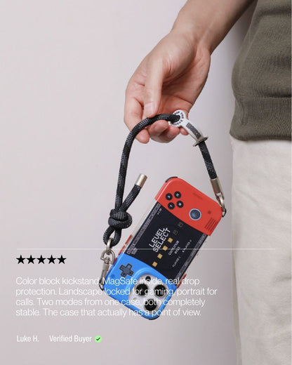 Keenii iPhone case used during gaming calls and everyday carry
