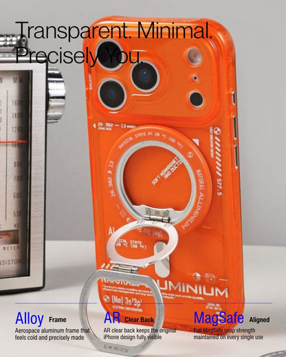 Keenii iPhone case shown in minimalist transparent everyday setup