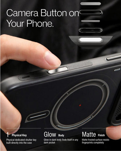 Keenii iPhone case shown during mobile photography use