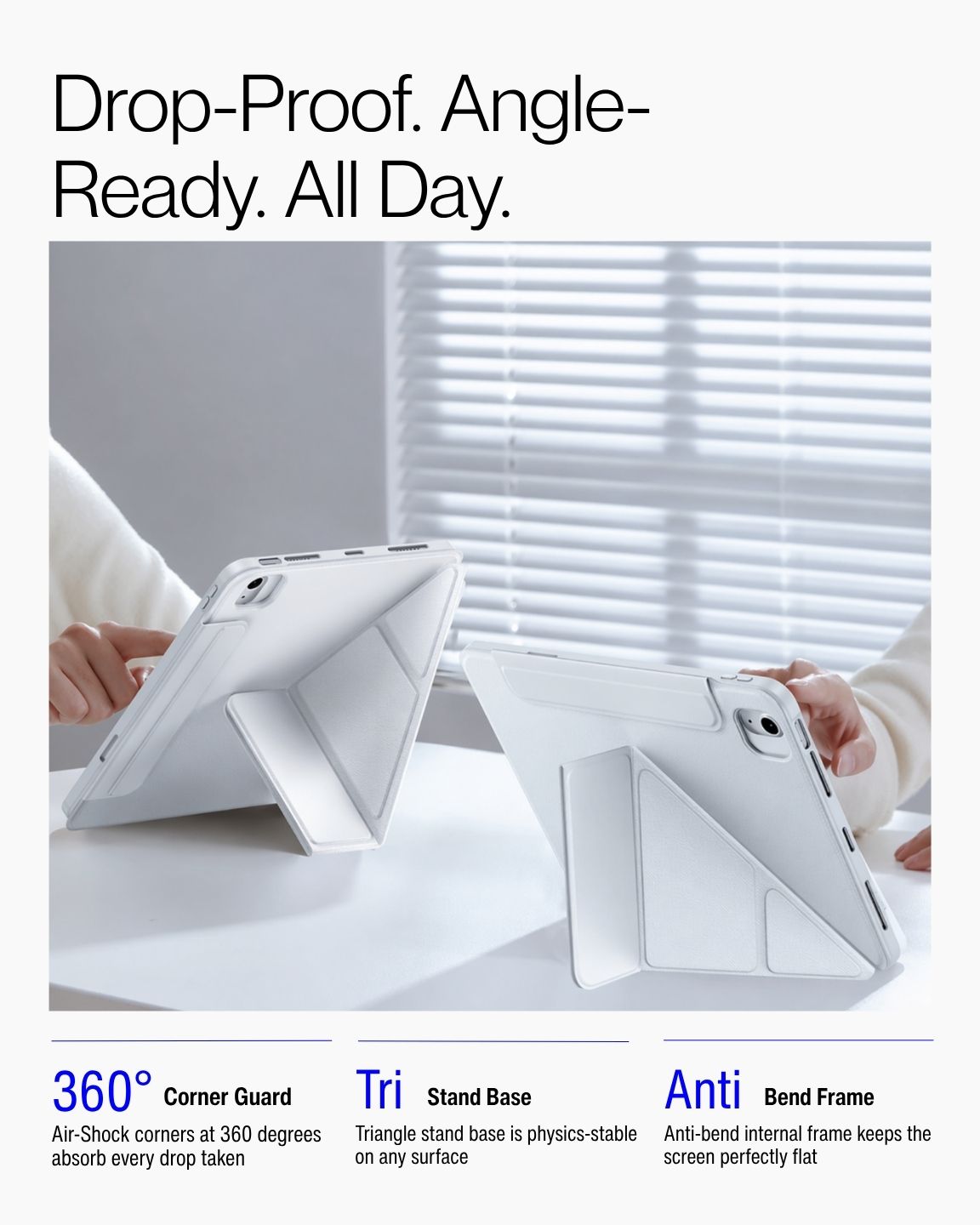 Keenii iPhone Case shown in drop-proof daily use scenario