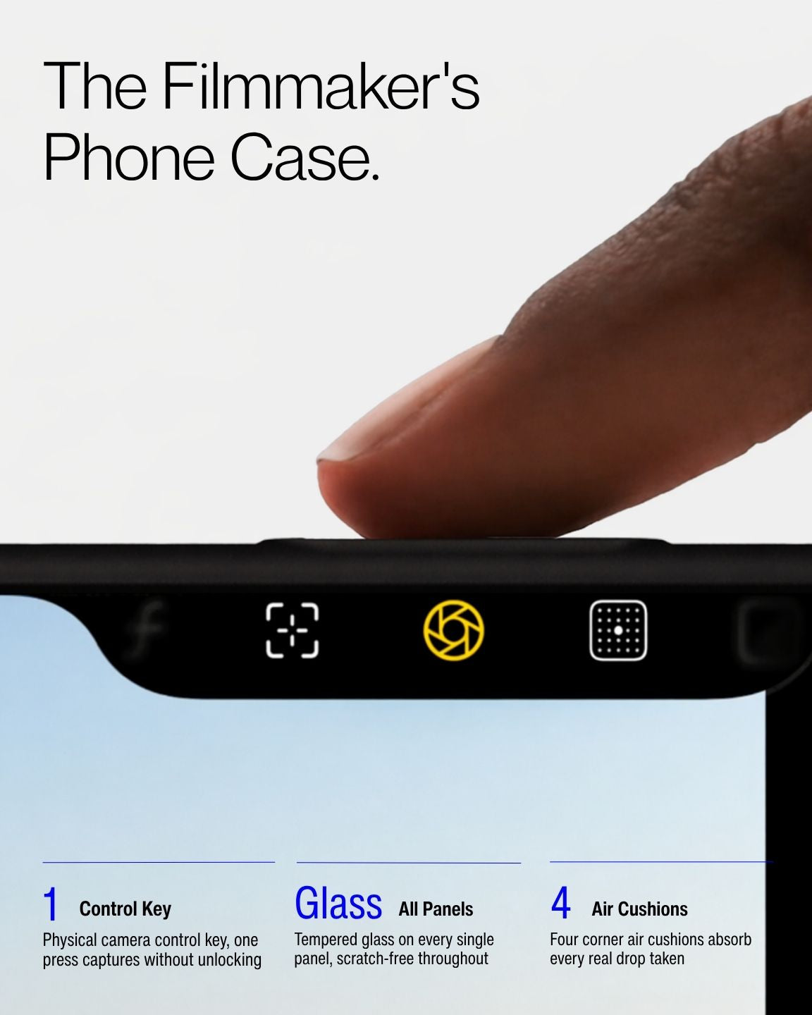 Keenii iPhone Case shown in the filmmaker phone case daily use scenario