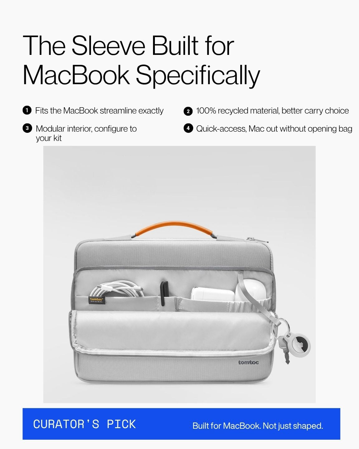 Keenii Laptop Sleeve demonstrating visible features during everyday interaction