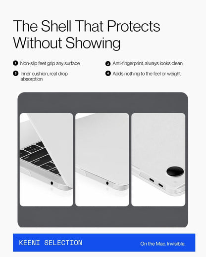 Keenii iPhone case demonstrating surface grip and slim protective shell fit