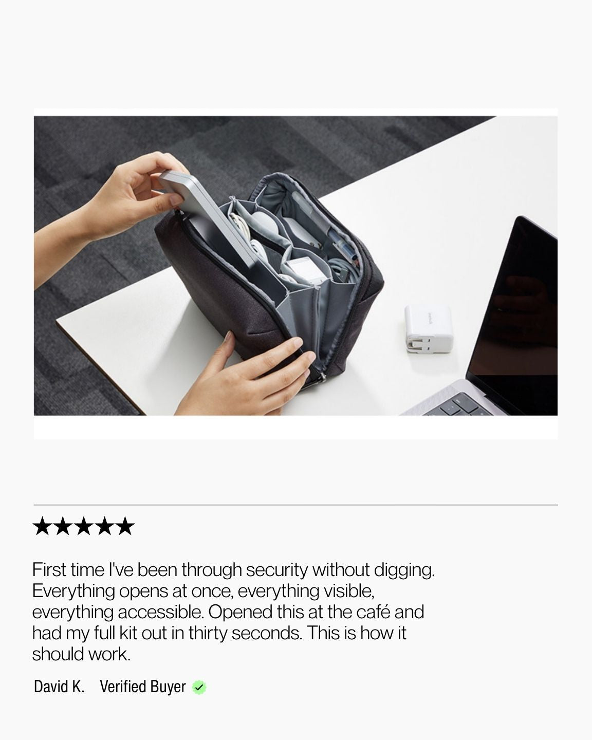 Keenii carry organizer everyday transit scene with quick access layout