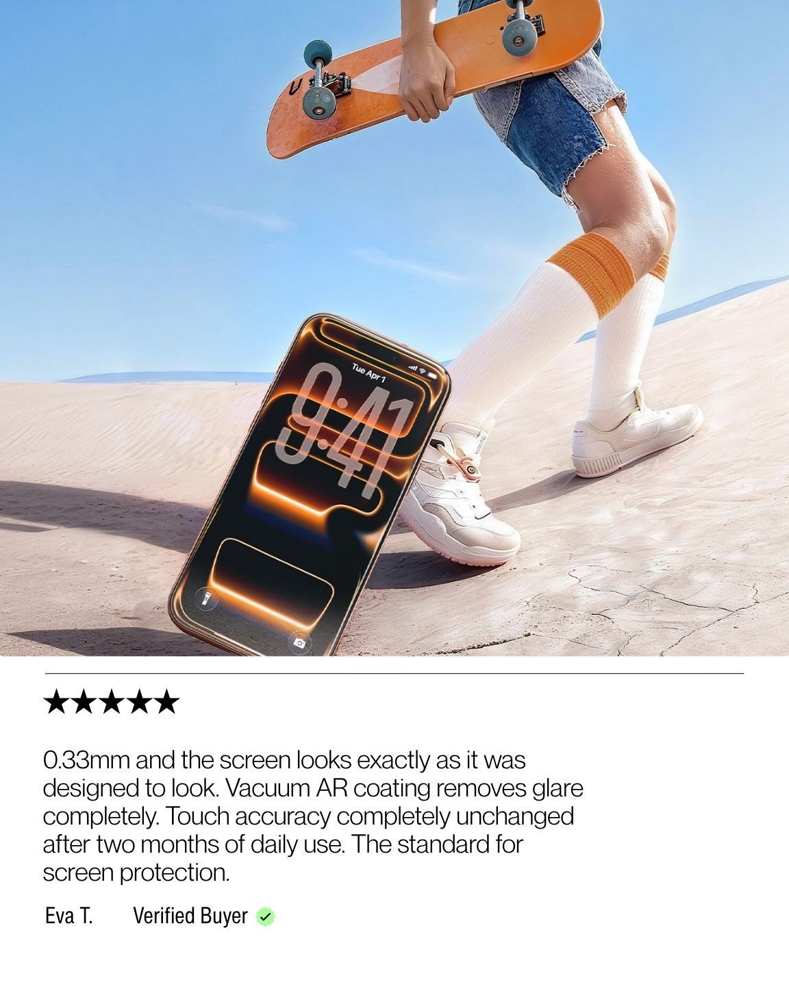 Keenii screen protector lifestyle review scene for daily screen use
