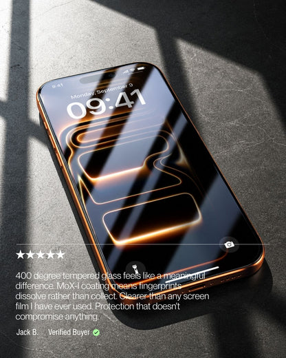 Keenii screen protector everyday review scene focused on cleaner phone glass